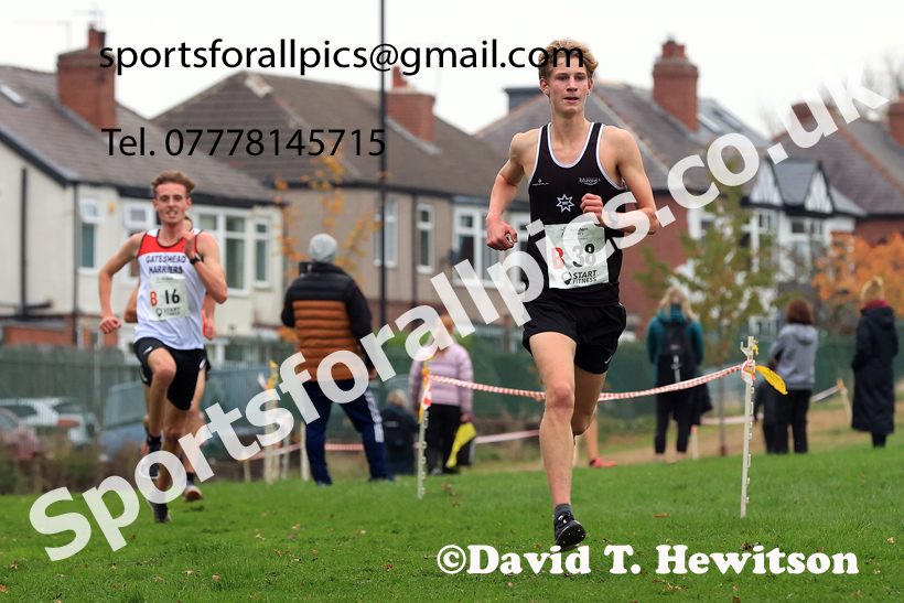 Senior Mens relay, 2025 Northern Cross Country Relays, Graves Park, Sheffield. Photo: David T. Hewitson/Sports for All Pics